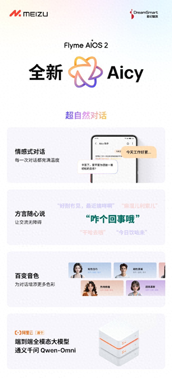 星紀魅族全新Flyme AIOS 2讓手機更懂你